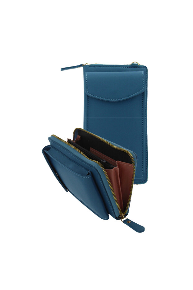 Universal 2in1 Phone Case for Sharp, Blue - 1