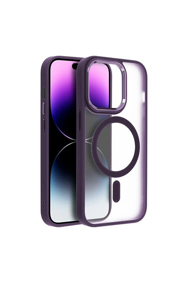 MatteMag Protective Case for Apple iPhone 16 Pro, ProCore Tech, Purple - 2