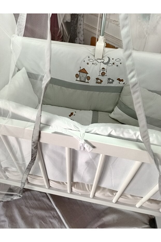 طقم نوم 50*100 (مع تطريز على شكل خروف)