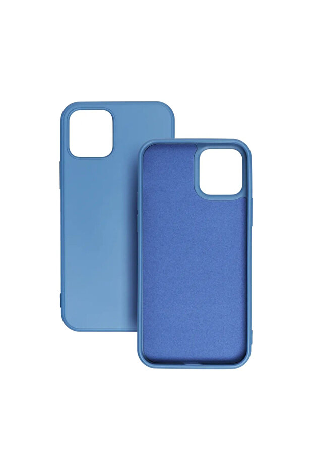 Silicone Case for Apple iPhone 15 Plus, Microfiber Interior, Smooth Feeling, Blue - 1