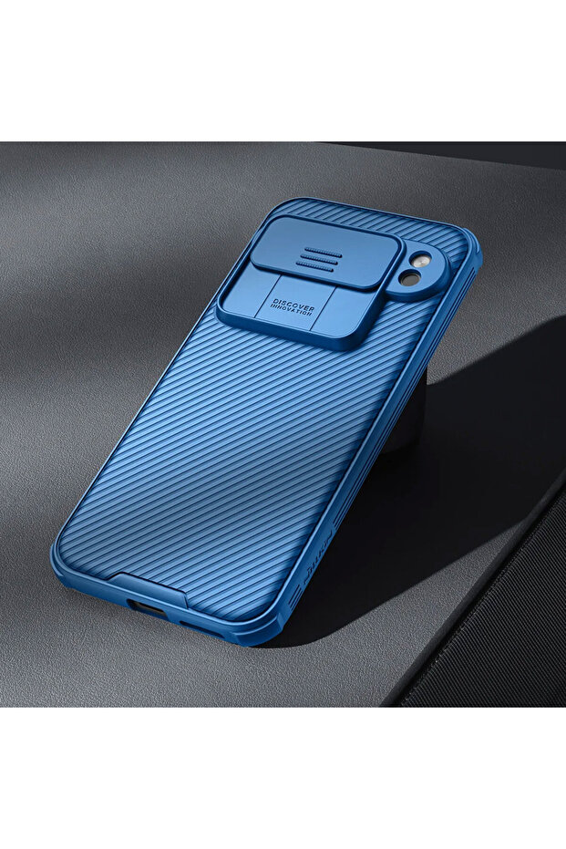 Lens Cover Back Case for Google Pixel 9 Pro, Magnetic Function, Camshield Blue - 5