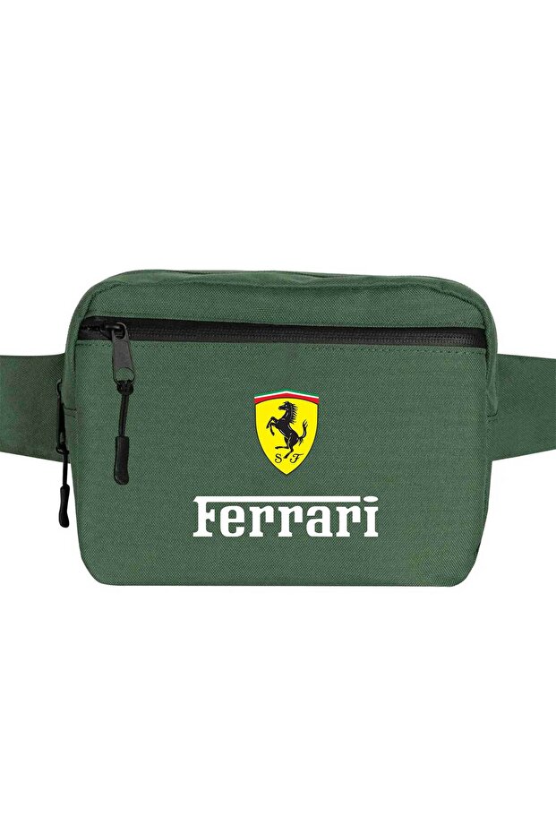 Ferari İn İtaly Waist Bag Green Color