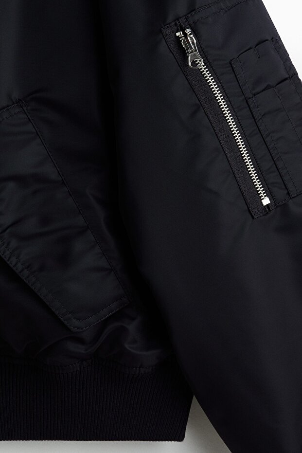 Naylon Pilot Ceketi Loose Fit - 5