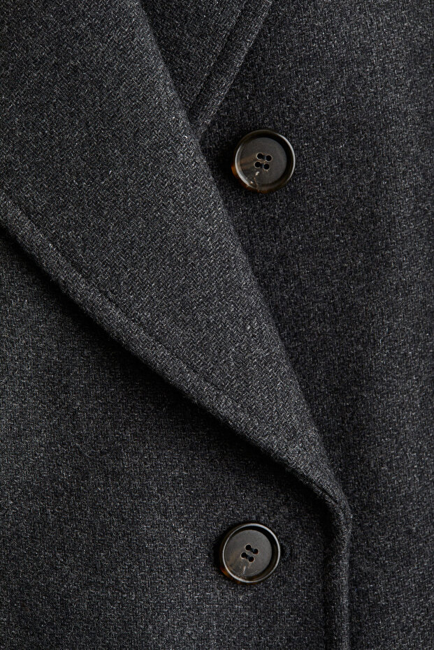 Yün Karışımlı Kaban - 6