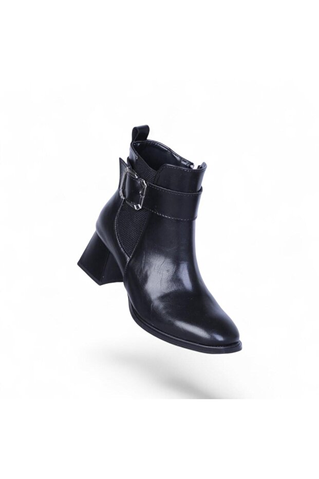 S15 Skin Black 7cm Women's Heeled Boots