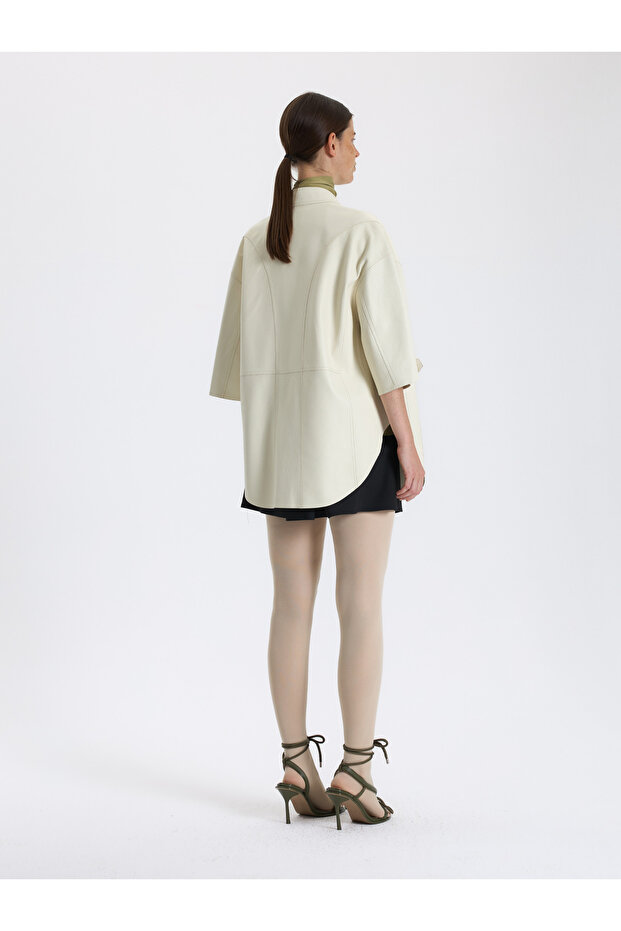 Uzun Deri Jacket - 3