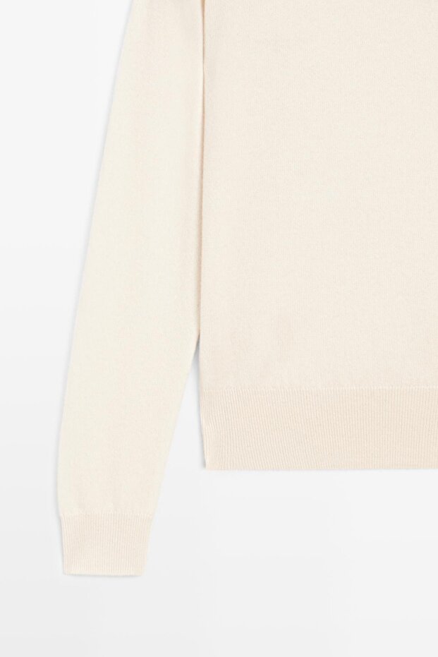 Yünlü V yaka triko kazak - 7