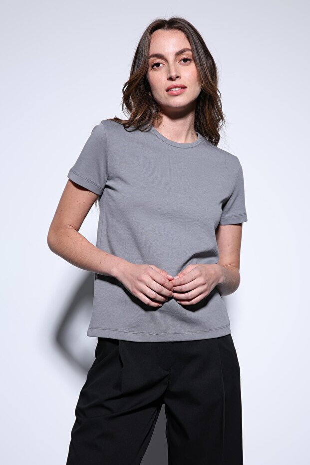 Füme Basic Kadın T-Shirt - 3