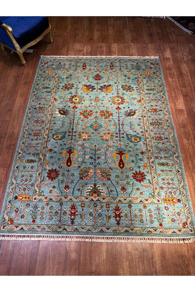 El dokuma Afgan halısı - 1