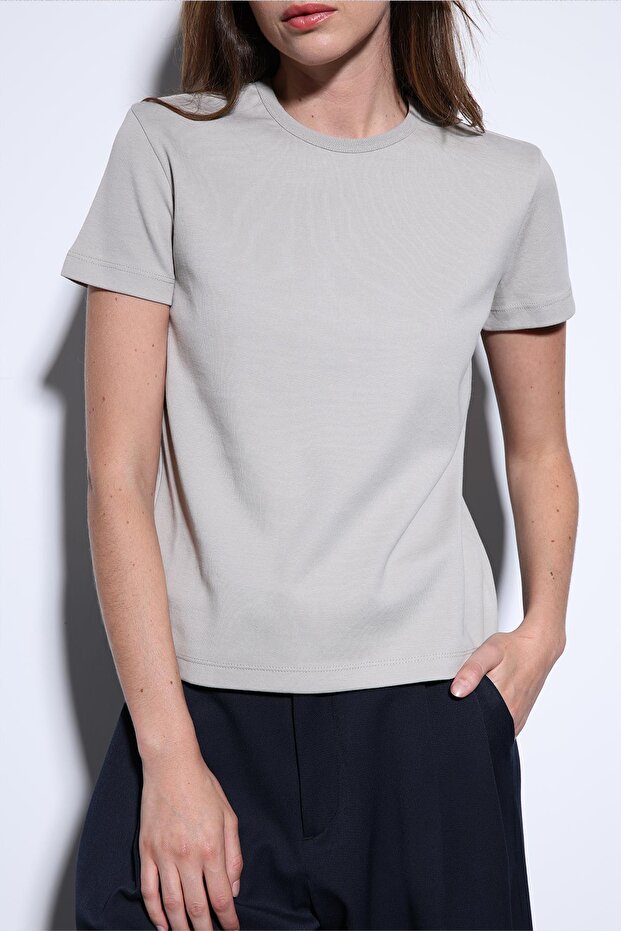 Taş Basic Kadın T-Shirt - 4
