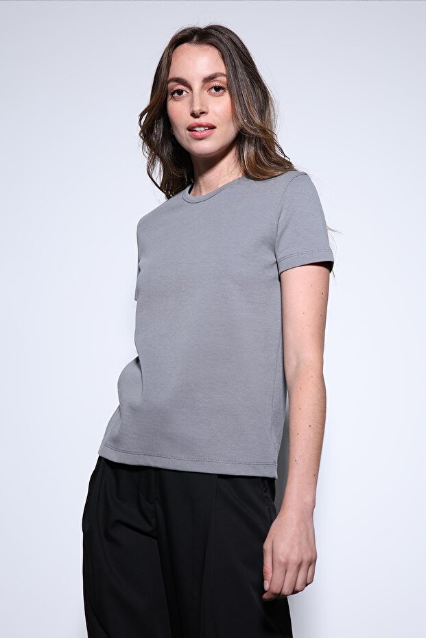 Füme Basic Kadın T-Shirt - 1