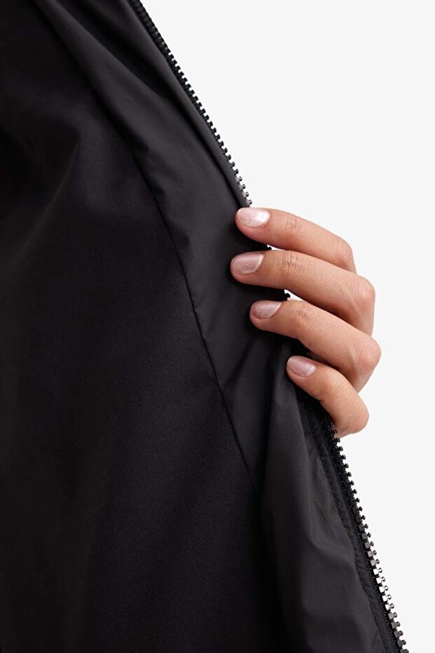 Dámský kabát E8703AX/BK27 ČERNÝ - 3