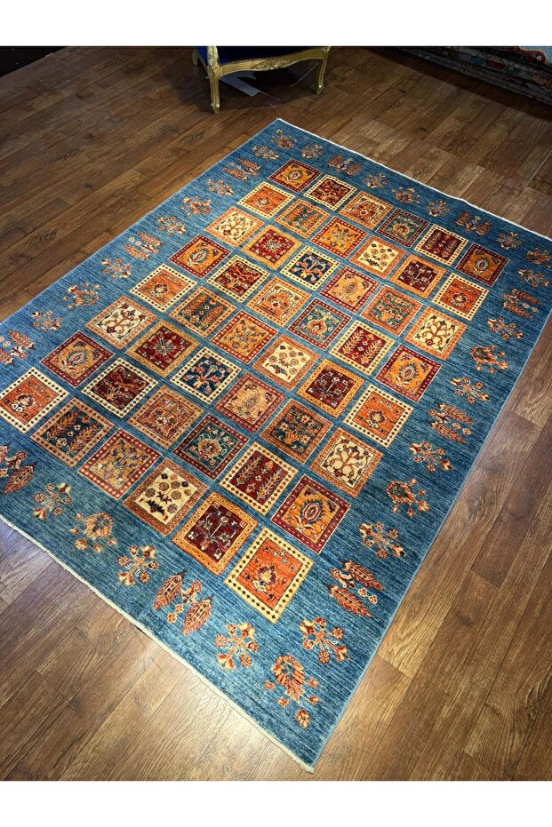 El dokuma Afgan halısı - 3