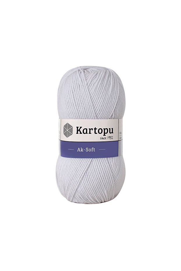 5 Pieces Aksoft Knitting Yarn K992 Alaska Gray