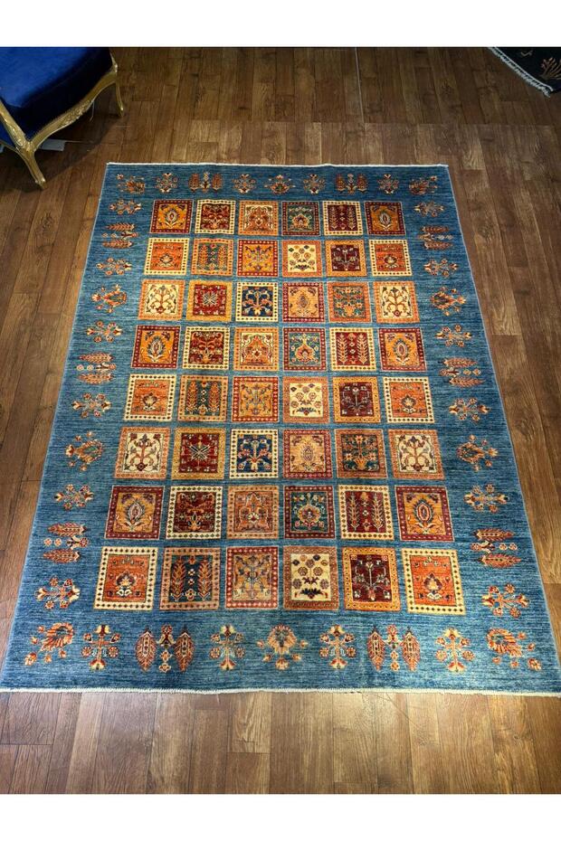 El dokuma Afgan halısı - 1