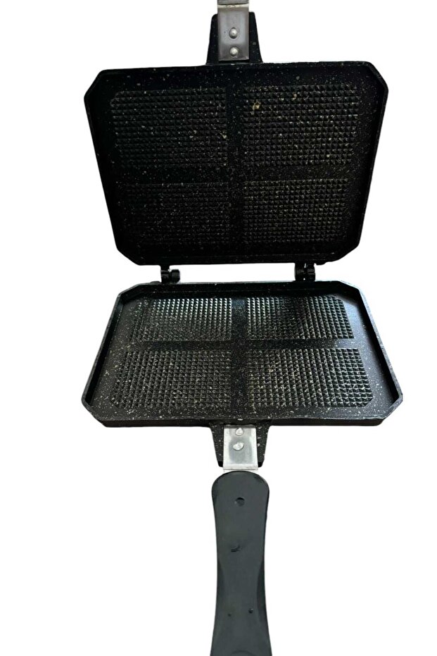 Yüksek Performanslı Ocak Üstü Döküm Granit Tost Makinesi Siyah - 1