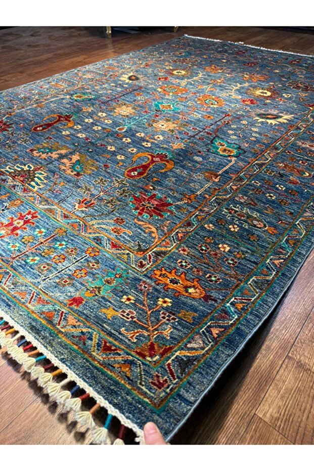 El dokuma Afgan halısı - 2