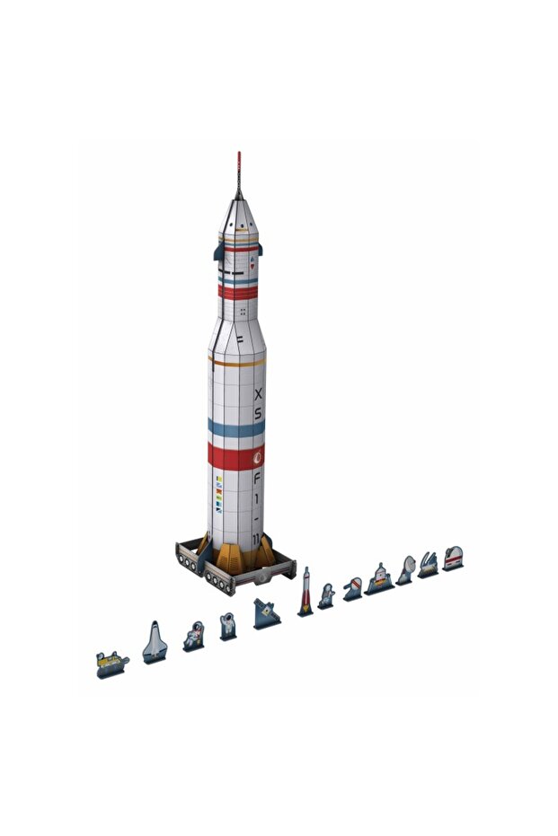 Model 3D de construit - Rachetă spațială, SASSI, 6 ani+ - 6