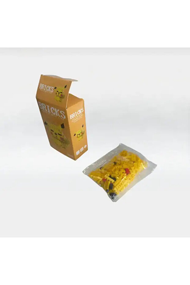 Pikachu Bricks 3D Puzzle Yapı Oyuncak +14 - 2