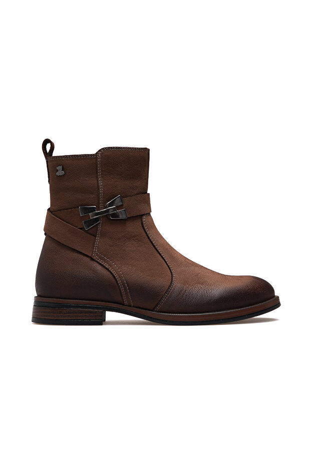 Women's Genuine Leather Casual Daily Boots 25K 2552703K Z Mink Nubuck