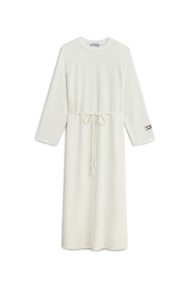 Rochie lungă oversize albă - 1