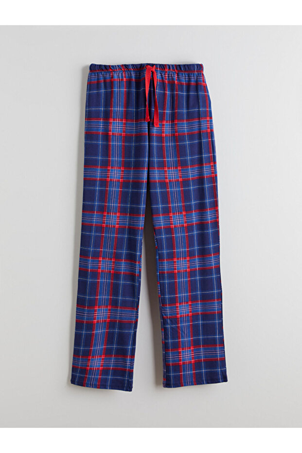 Gömlek Yaka Ekose Kadın Pijama - 4