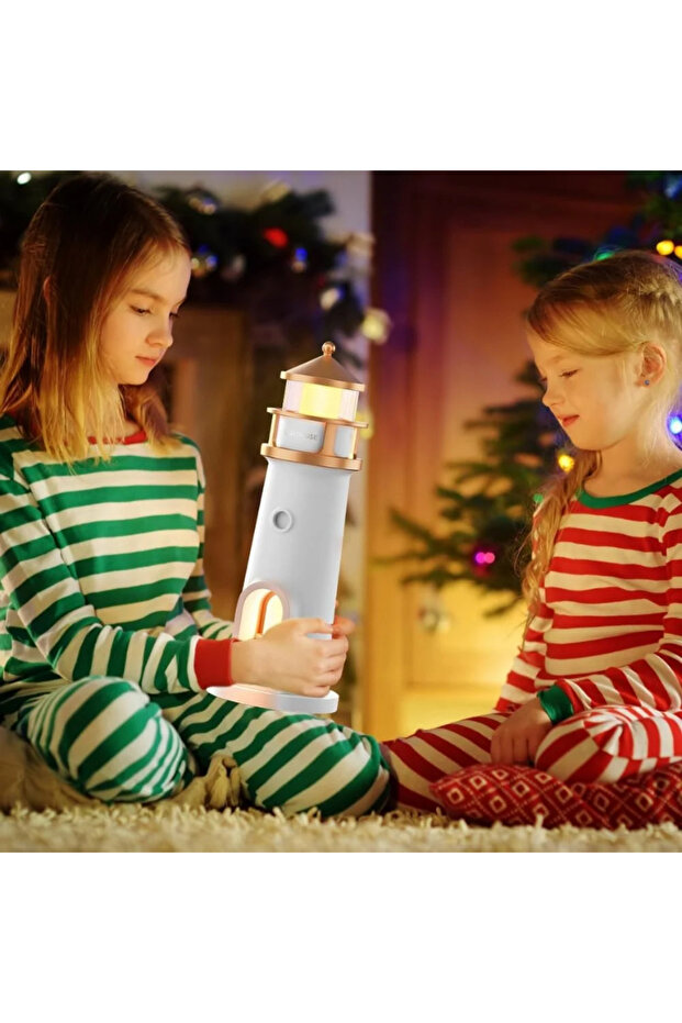 Deniz Feneri Projektör Ay Gece Lambası Kumandalı Kısılabilir Zaman Ayarlı LED - 5