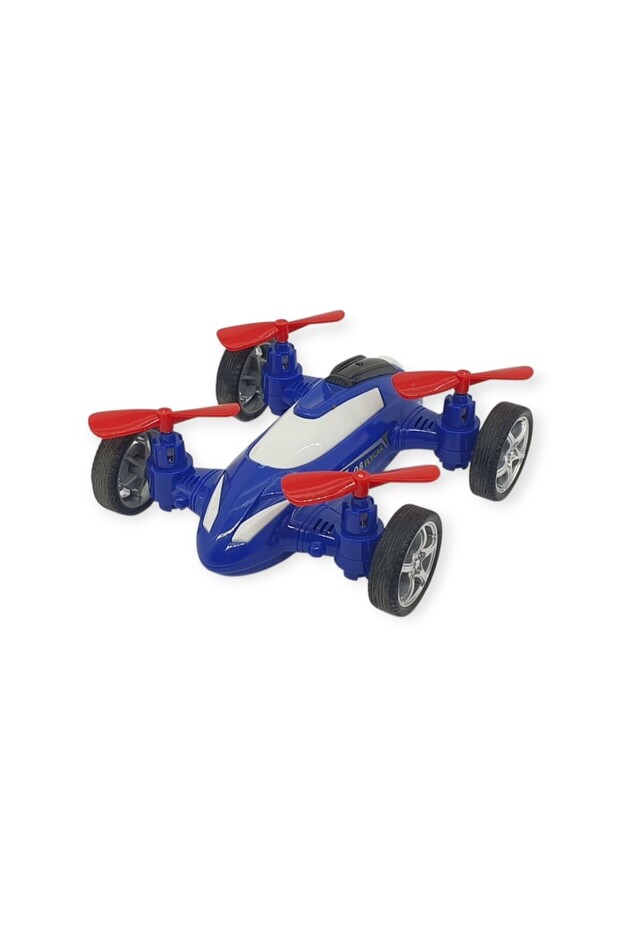 Sürtmeli Drone Araba Hareketli Pervane - Mavi (Lisinya)