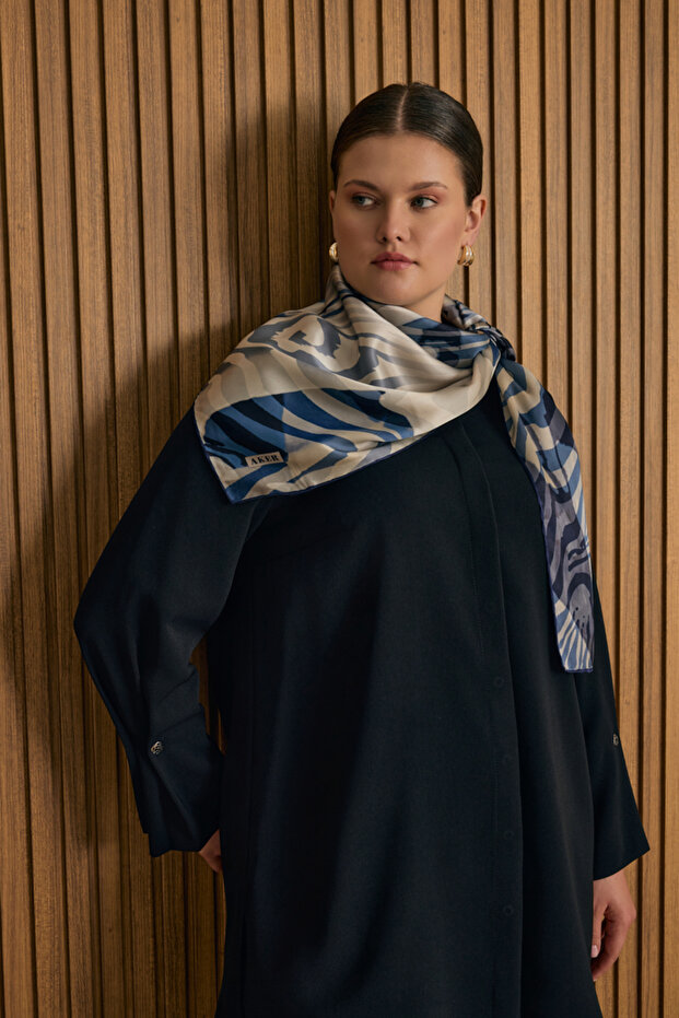 Tunic with Metal Koza Logo and Battery Detail on the Sleeve
