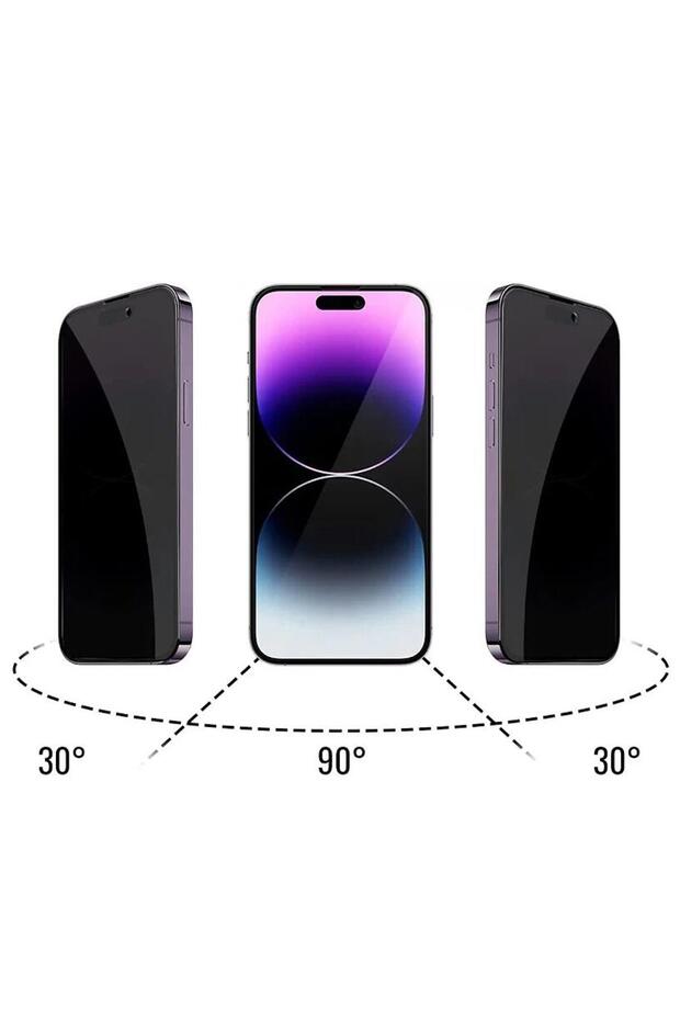 واقي شاشة مضاد للصدمات ومضاد للكهرباء الساكنة متوافق مع هاتف Apple iPhone 17 باللون الأسود - 2