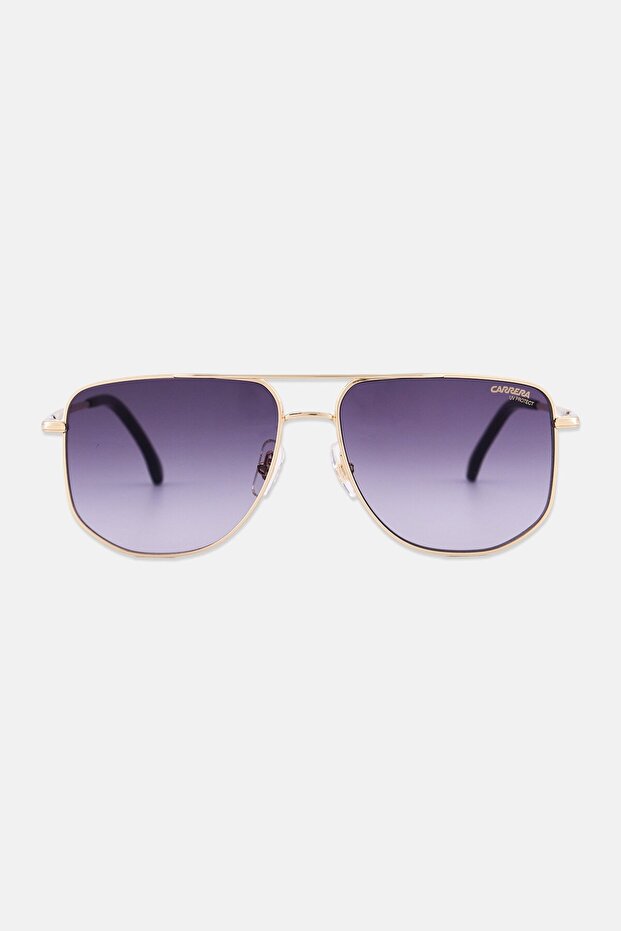 Men 207881RHL599O Rectangular Sunglasses, Gold