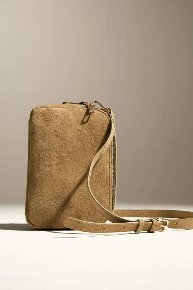 Kadın Süet Çapraz Çanta F5440AXNS - 1