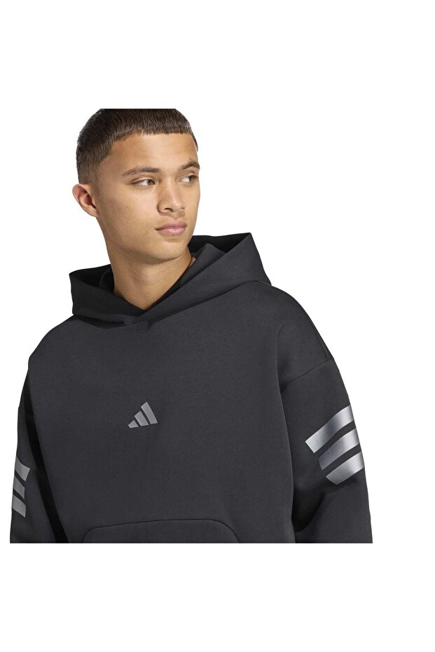 M FI 3S HD HLD Erkek Siyah Sweatshirt JX1956 - 5