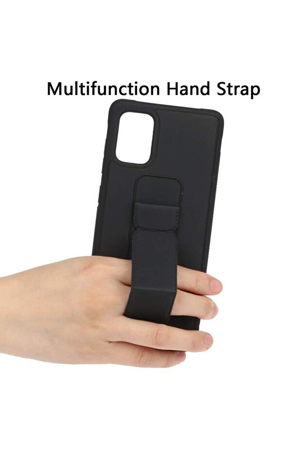 Stand Case for Samsung Galaxy A52, Smart Design, Black - 2