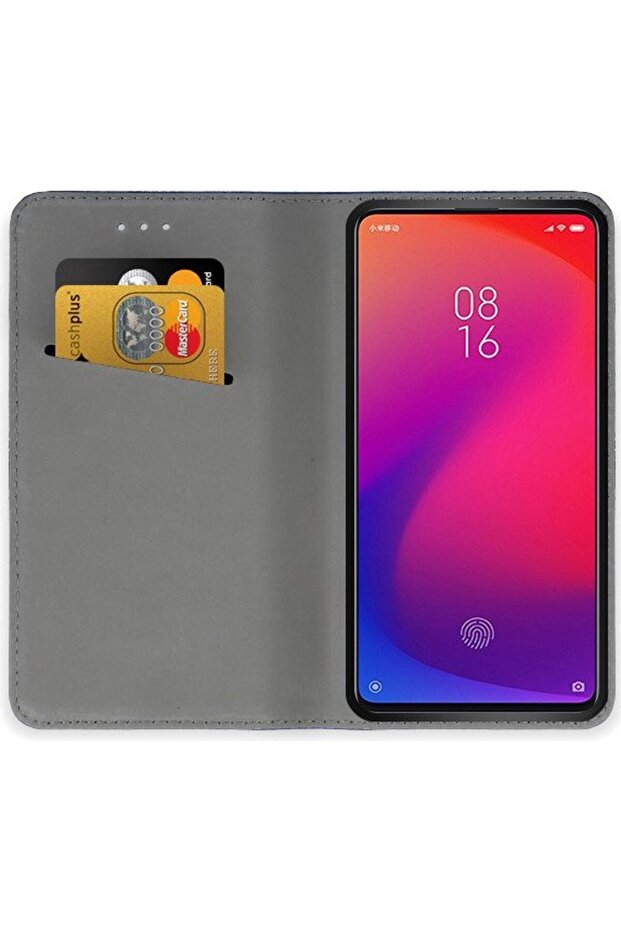 Smart Magnet Book Case Compatible with Oppo A15/A15S Black - 3