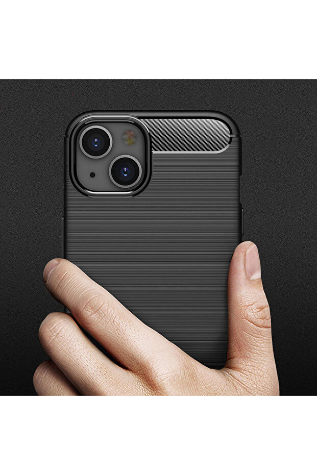 iPhone 13 Case, Techsuit, TPU, Black - 3