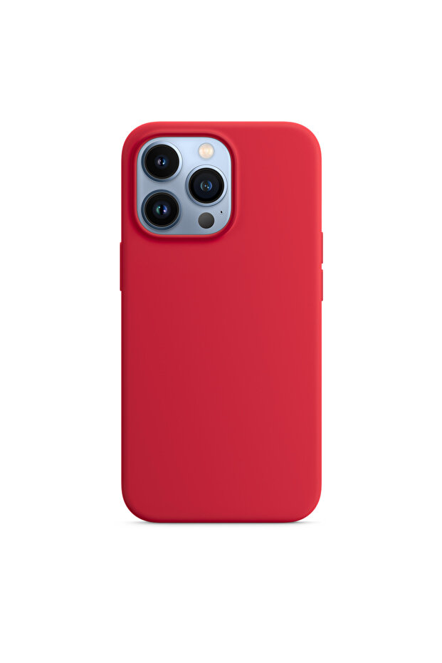 Protective case for iPhone 12, Silicone, Red - 4