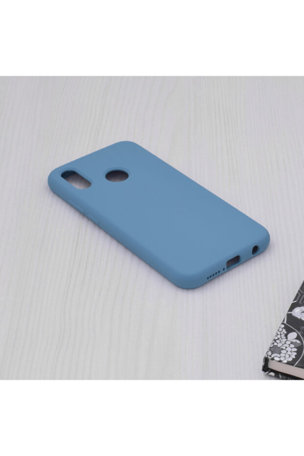 Double Structure Protective Case for Huawei P20 lite, Microfiber, Royal Blue - 2