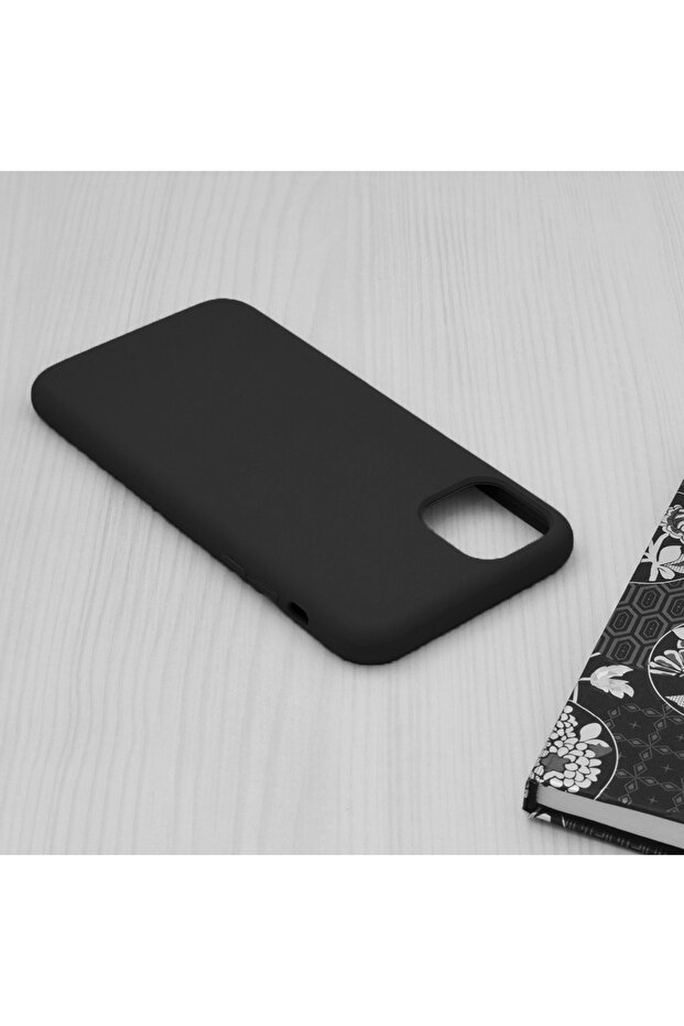 Double Structure Protective Case for iPhone 11 Pro Max, Microfiber, Titanium Black - 5