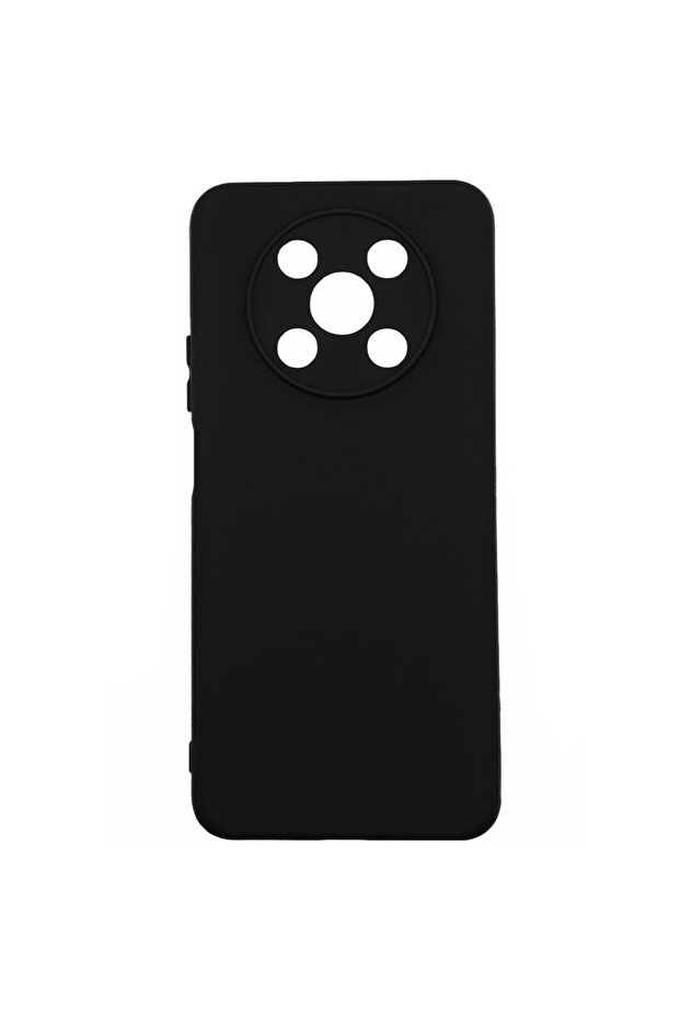 Silicone case for Huawei nova Y90 Microfiber interior, Camera protection, Black - 1