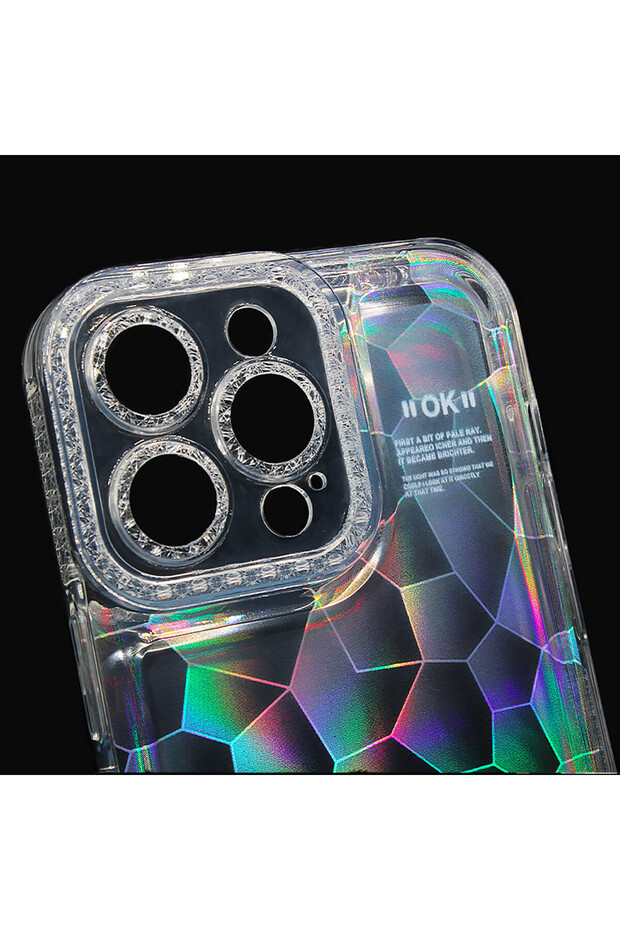 Hard TPU silicone case for Apple Iphone 14, Gray - 5