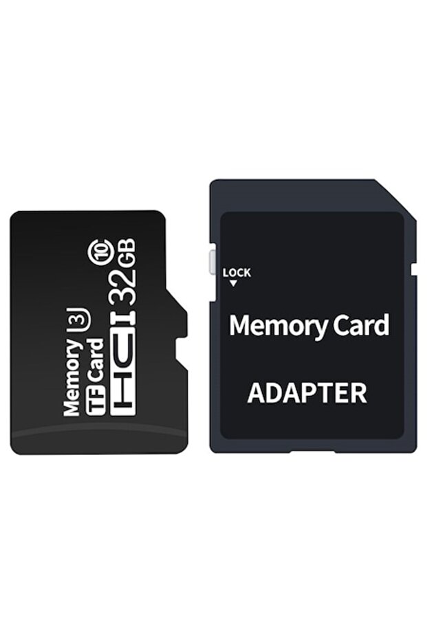 Memory Card with Adapter, TF MicroSD Premium, 32 GB, Class 10 U3, for Car Camera, Phone, Camera - 1