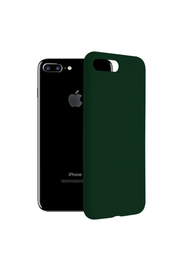 Double Structure Protective Case for iPhone 7 Plus / 8 Plus, Microfiber, Oxford Green - 1