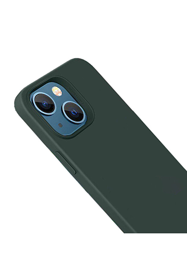 Silicone case for Apple iPhone 13 Pro Max, Magsafe, Microfiber, Green - 4