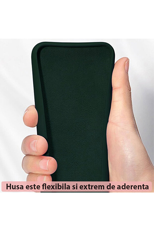 Double Structure Protective Case for iPhone 14 Plus, Microfiber, Oxford Green - 6
