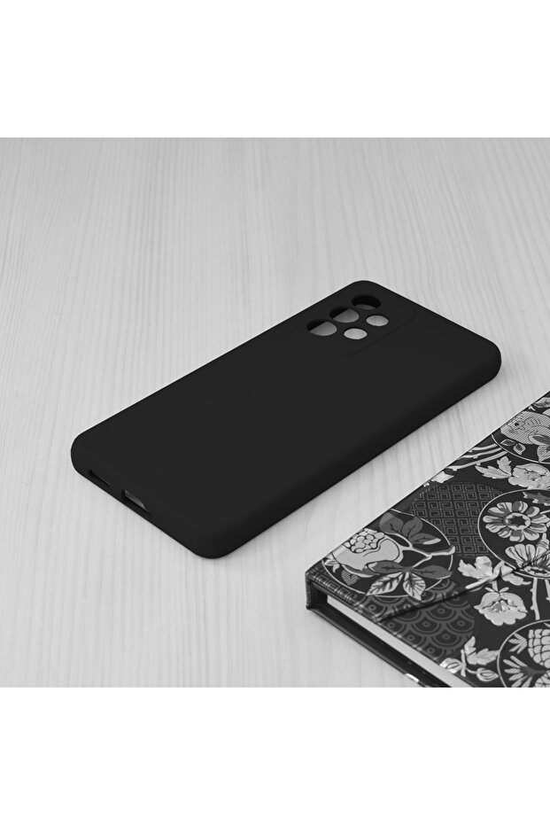 Double Structure Protective Case for Samsung Galaxy A53 5G, Microfiber, Titanium Black - 2