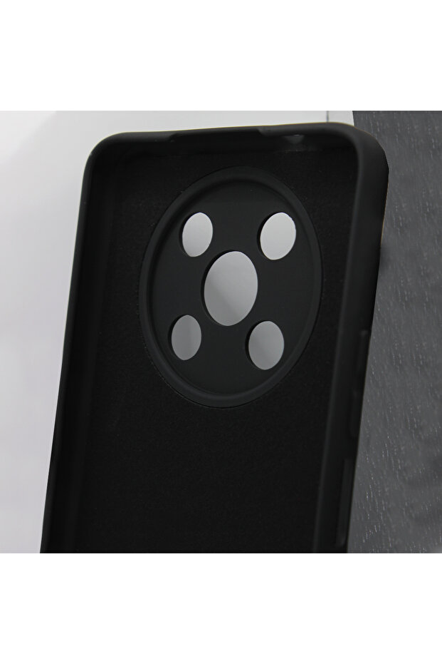 Silicone case for Huawei nova Y90 Microfiber interior, Camera protection, Black - 2