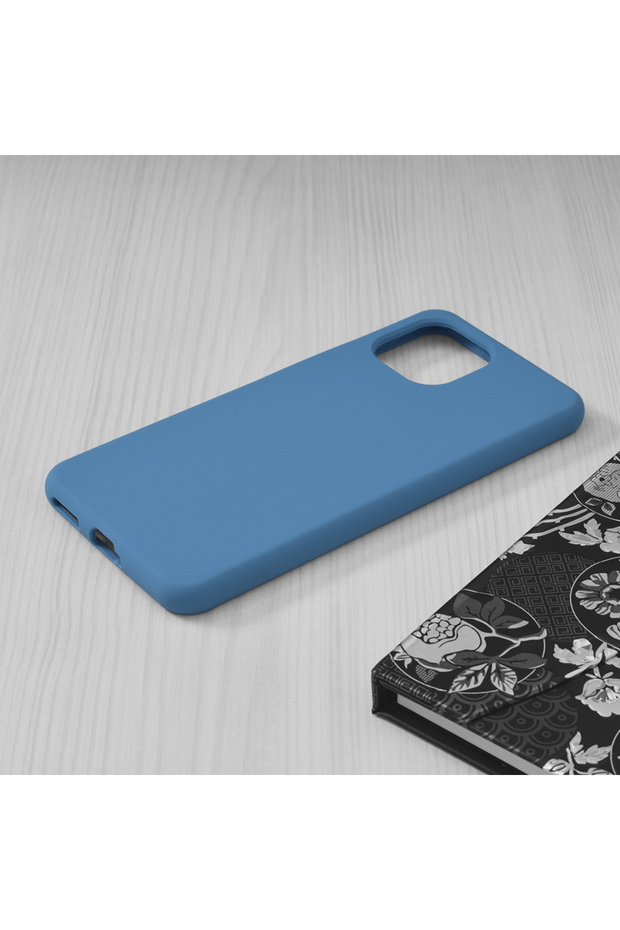 Double Structure Protective Case for Xiaomi Mi 11 Lite, Microfiber, Royal Blue - 5