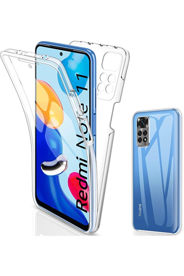 2in1 Case for Xiaomi Redmi Note 11, TPU, Transparent - 1