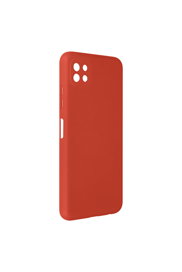 Silicone case compatible with Samsung Galaxy A22 5G, Red - 2
